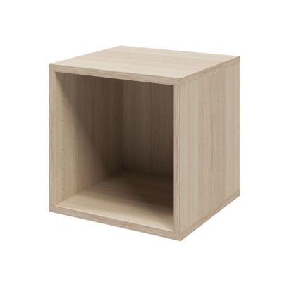 Caisson effet chêne GoodHome Atomia H. 37,5 x L. 37,5 x P. 35 cm