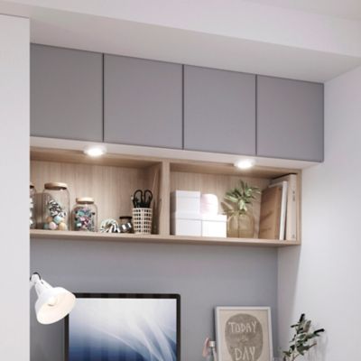 Caisson effet chêne GoodHome Atomia H. 37,5 x L. 75 x P. 20 cm