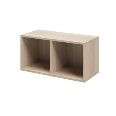 Caisson effet chêne GoodHome Atomia H. 37,5 x L. 75 x P. 35 cm