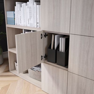 Caisson effet chêne GoodHome Atomia H. 37,5 x L. 75 x P. 35 cm