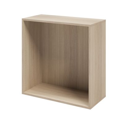 Caisson effet chêne GoodHome Atomia H. 75 x L. 75 x P. 35 cm