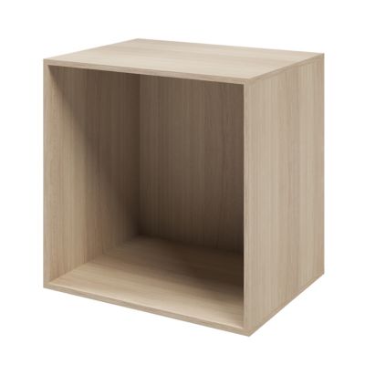 Caisson effet chêne GoodHome Atomia H. 75 x L. 75 x P. 58 cm