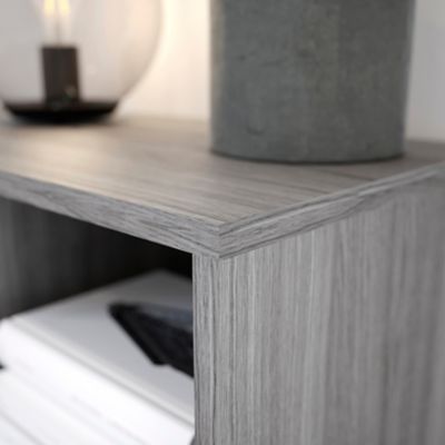 Caisson effet chêne grisé GoodHome Atomia H. 112,5 x L. 75 x P. 45 cm