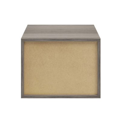 Caisson effet chêne grisé GoodHome Atomia H. 37,5 x L. 50 x P. 45 cm