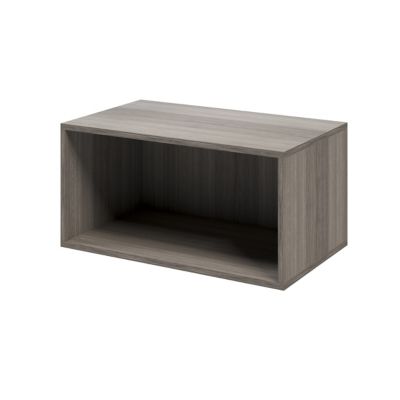 Caisson effet chêne grisé GoodHome Atomia H. 37,5 x L. 75 x P. 45 cm