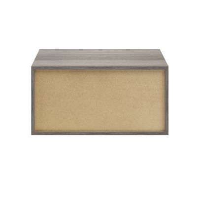 Caisson effet chêne grisé GoodHome Atomia H. 37,5 x L. 75 x P. 45 cm