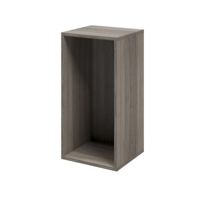Caisson effet chêne grisé GoodHome Atomia H. 75 x L. 37,5 x P. 35 cm