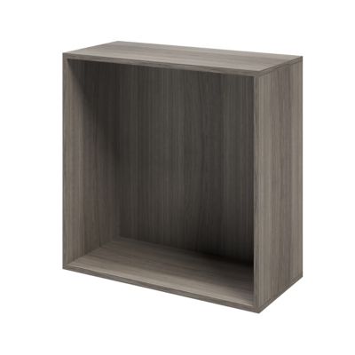 Caisson effet chêne grisé GoodHome Atomia H. 75 x L. 75 x P. 35 cm