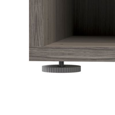 Caisson GoodHome Atomia effet chêne grisé H. 187,5 x L. 100 x P. 45 cm