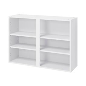 Caisson haut de cuisine Caraway GoodHome blanc H. 72 cm x L. 100 cm