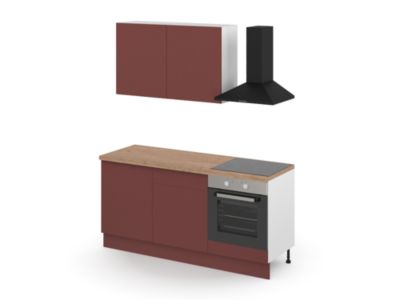 Caisson haut de cuisine Caraway GoodHome blanc H. 72 cm x L. 60 cm