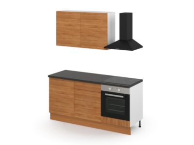 Caisson haut de cuisine Caraway GoodHome blanc H. 72 cm x L. 60 cm