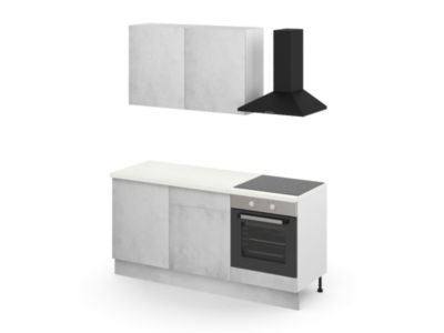 Caisson haut de cuisine Caraway GoodHome blanc H. 72 cm x L. 60 cm