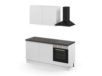 Caisson haut de cuisine Caraway GoodHome blanc H. 72 cm x L. 60 cm