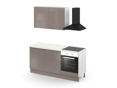 Caisson haut de cuisine Caraway GoodHome blanc H. 72 cm x L. 60 cm