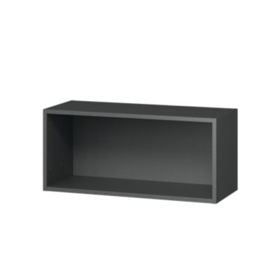 Caisson haut de cuisine GoodHome anthracite H. 36 cm x l. 80 cm