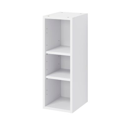 Cube de rangement bois largeur 25 cm - Couleur - Blanc, Dimensions