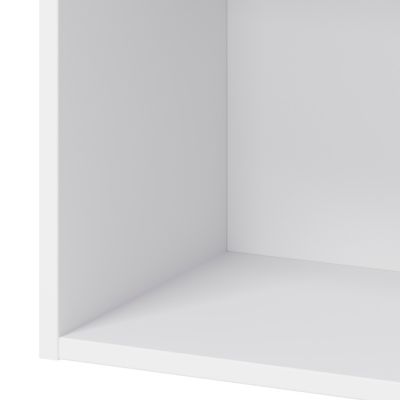 Caisson haut de cuisine ouvert GoodHome Caraway Blanc H. 36 cm x l. 40 cm