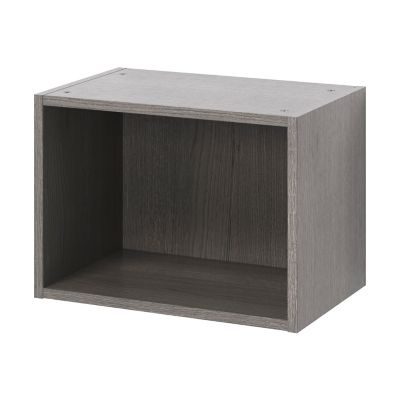 Caisson haut de cuisine ouvert GoodHome Caraway Gris H. 36 ...