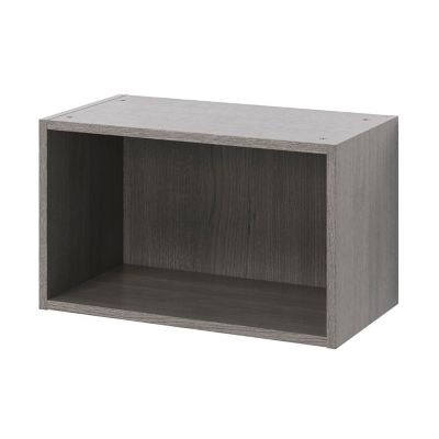 Caisson haut de cuisine ouvert GoodHome Caraway Gris H. 36 ...