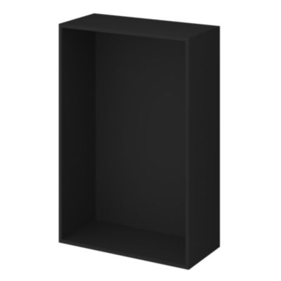 Caisson noir GoodHome Atomia H. 112,5 x L. 75 x P. 35 cm