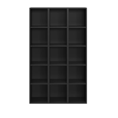 Caisson noir GoodHome Atomia H. 187,5 x L. 50 x P. 35 cm