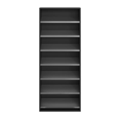 Caisson noir GoodHome Atomia H. 187,5 x L. 75 x P. 35 cm