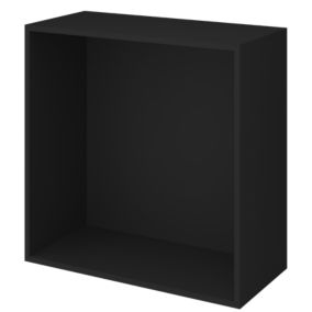 Caisson noir GoodHome Atomia H. 75 x L. 75 x P. 35 cm