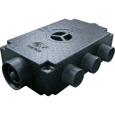 Caisson plénum répartiteur isolé en PPE insufflation VORT PLENUM PI61