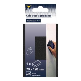 Câle à poncer rectangulaire bimatière 93 mm, 490957, Outillage