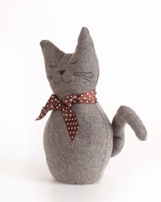 Cale porte chat Rei tissu ⌀10,5x H.25,5 cm