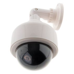 Caméra de surveillance extérieure factice LED