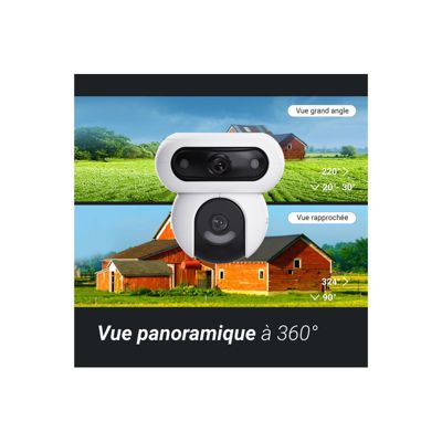 Caméra de surveillance Ezviz exterieure motorisee double optique H90 2K