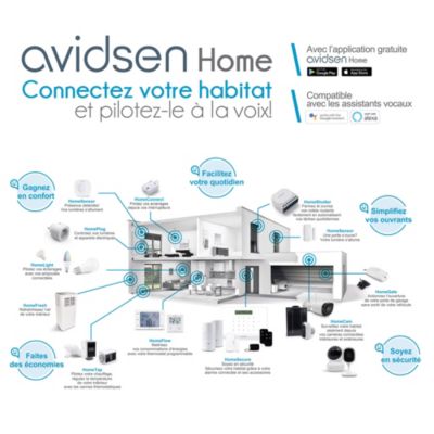 Caméra extérieure solaire Home Cam Battery application Avidsen Home - Avidsen - 127070