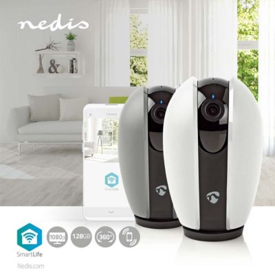 Caméra intérieure SmartLife Wi-Fi Full HD 1080p Vision Nocturne NEDIS