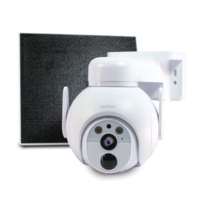 Caméra IP extérieure motorisée et connectée 2,5K solaire sur batterie HomeCam Battery 2,5 K PTZ - Avidsen - 127157
