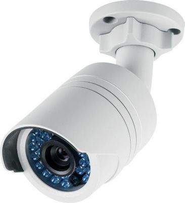 Caméra ip tube métal ultrahd 4k (8mp / 3840x2160) poe
