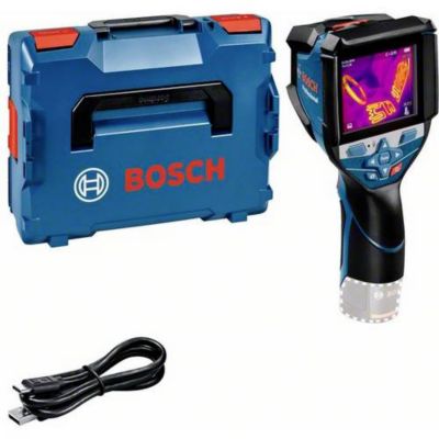 Caméra thermique Bosch Professional GTC 600 C sans batterie, calages L-Boxx, cable USB-C, en L-Boxx - 0601083508