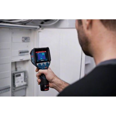 Caméra thermique Bosch Professional GTC 600 C sans batterie, calages L-Boxx, cable USB-C, en L-Boxx - 0601083508
