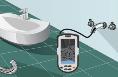 Caméra d'inspection vidéo pocket avec éclairage puissant, Laserliner
