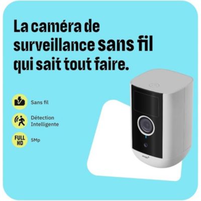 Caméra de surveillance extérieure sans fil avec batterie, Omajin by Netatmo
