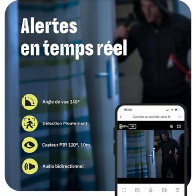 Caméra de surveillance extérieure sans fil avec batterie, Omajin by Netatmo