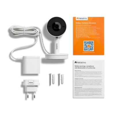 Caméra de surveillance intérieure Netatmo blanc 130° 2K