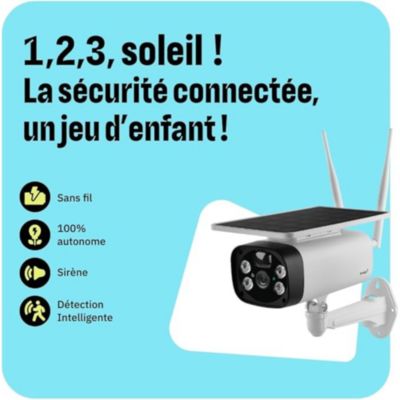 Caméra de surveillance solaire connectée, Omajin by Netatmo