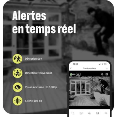 Caméra de surveillance solaire connectée, Omajin by Netatmo
