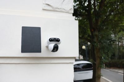 Caméra de vidéosurveillance extérieure avec panneau solaire Ezviz CS-HB90/SP-R100 blanc