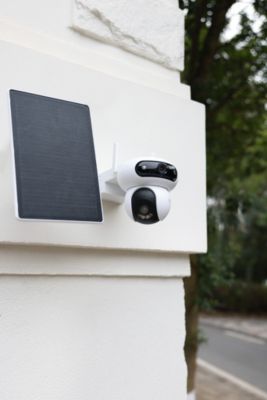 Caméra de vidéosurveillance extérieure avec panneau solaire Ezviz CS-HB90/SP-R100 blanc