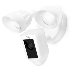 Camera de vidéosurveillance extérieure Ring Floodlight Cam Wired Pro blanc
