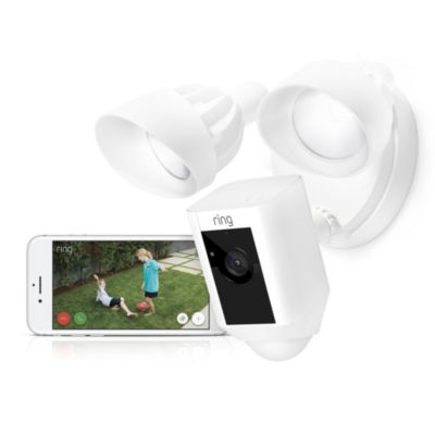 Camera de vidéosurveillance extérieure Ring Floodlight Cam Wired Pro blanc