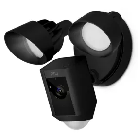 Camera de vidéosurveillance extérieure Ring Floodlight Cam Wired Pro noir